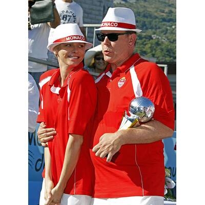 Fürstin Charlène und Albert wie frisch verliebt