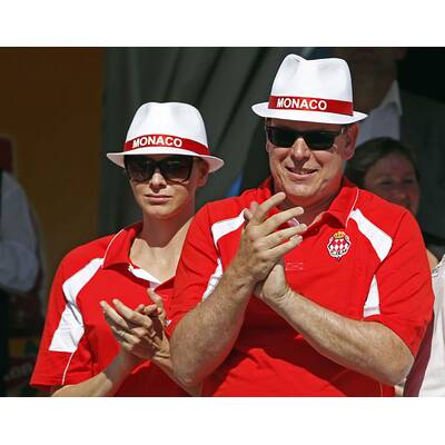 Fürstin Charlène und Albert wie frisch verliebt