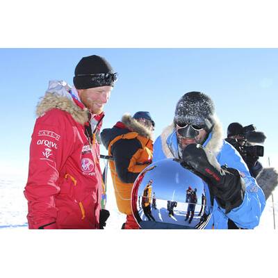 Prinz Harry am Südpol angekommen