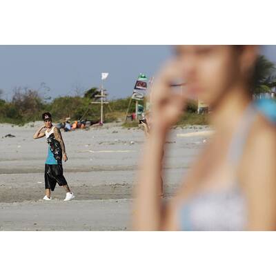 Justin Bieber fährt Quad in Panama