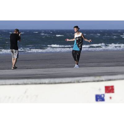 Justin Bieber fährt Quad in Panama