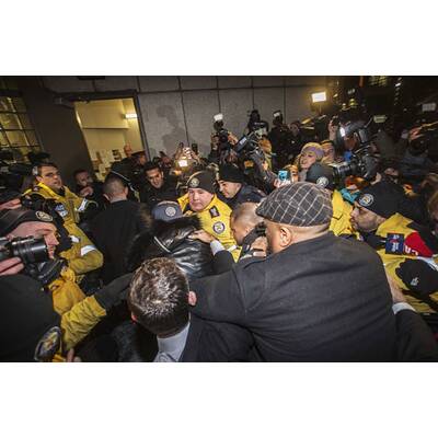 Justin Bieber auf der Polizeiwache