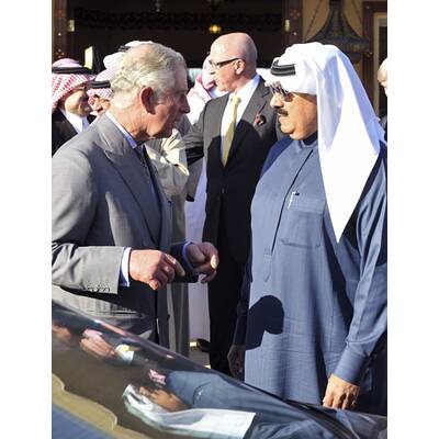 Prinz Charles: Schwerttanz in Saudi-Arabien