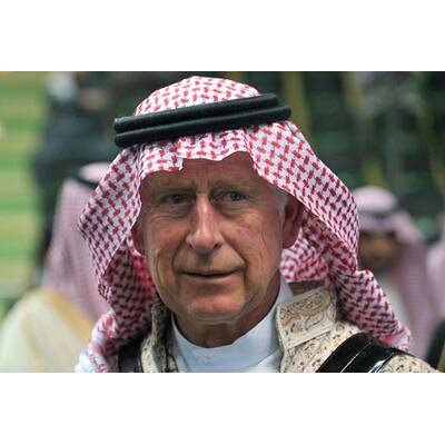 Prinz Charles: Schwerttanz in Saudi-Arabien