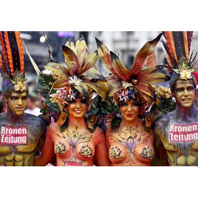 Life Ball 2014: Fantasievolle Kostüme & schrille Gäste