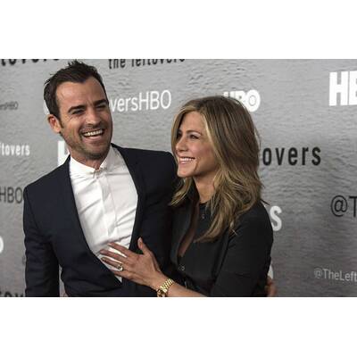 Jennifer Aniston & Justin Theroux verliebt bei Premiere