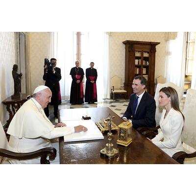 König Felipe & Königin Letizia: Antrittsbesuch beim Papst