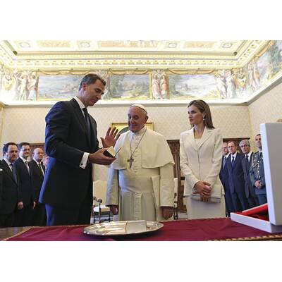 König Felipe & Königin Letizia: Antrittsbesuch beim Papst