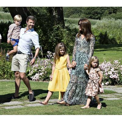 Traditionelles Sommershooting der dänischen Royals