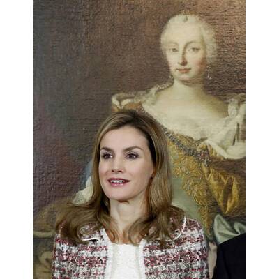 Königin Letizia von Spanien mit Bundespräsident Heinz Fischer und Gattin Margit Fischer