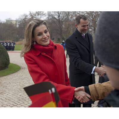 Königin Letizia bezaubert Deutschland