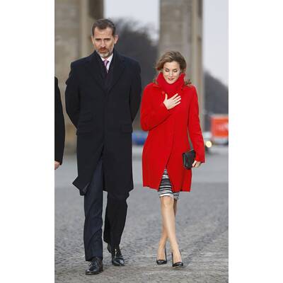 Königin Letizia bezaubert Deutschland