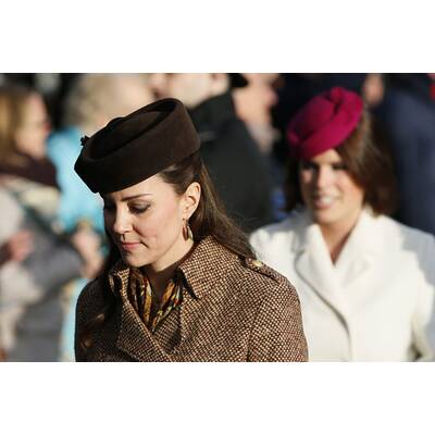 Die britischen Royals gehen zum weihnachtlichen Gottesdienst