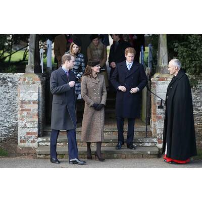 Die britischen Royals gehen zum weihnachtlichen Gottesdienst