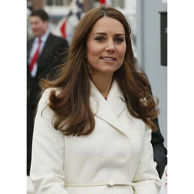 Herzogin Kate: Strahlend schön mit Babybauch