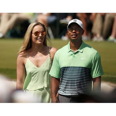 Lindsey Vonn & Tiger Woods mit Kids am Golfplatz