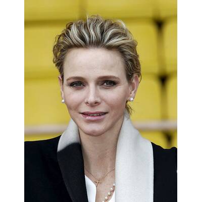 Fürstin Charlène bei Rugby-Turnier