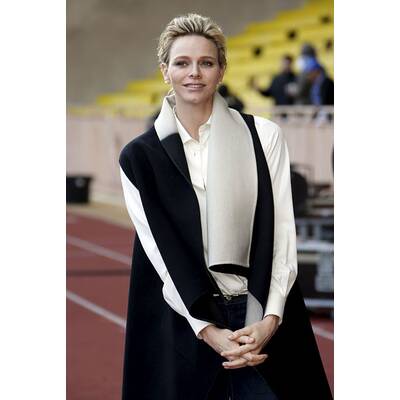 Fürstin Charlène bei Rugby-Turnier