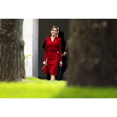 Königin Letizia strahlt neben Felipe