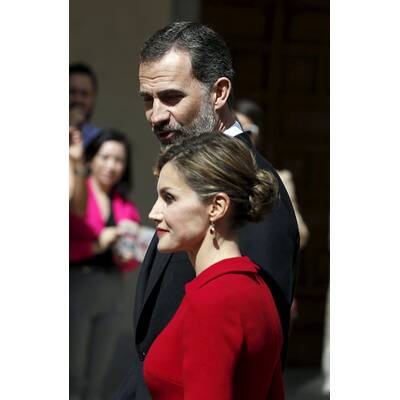Königin Letizia strahlt neben Felipe