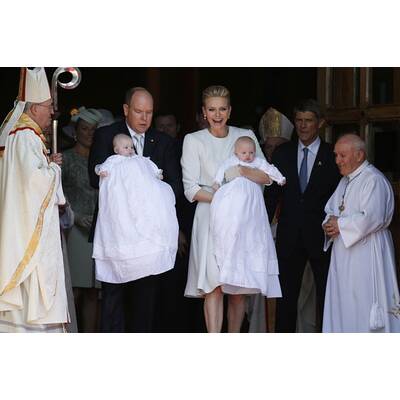 Zwillings-Taufe in Monaco