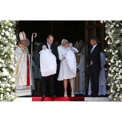 Zwillings-Taufe in Monaco