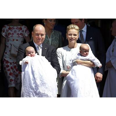 Zwillings-Taufe in Monaco