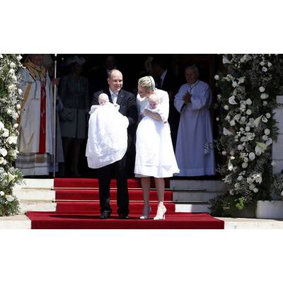 Zwillings-Taufe in Monaco