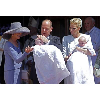 Zwillings-Taufe in Monaco