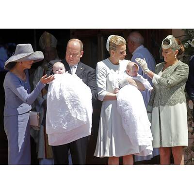 Zwillings-Taufe in Monaco