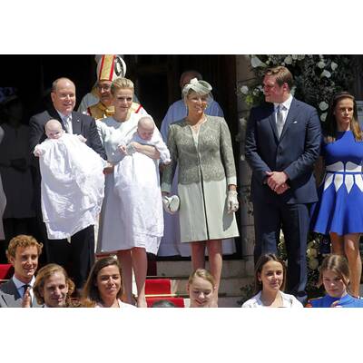 Zwillings-Taufe in Monaco