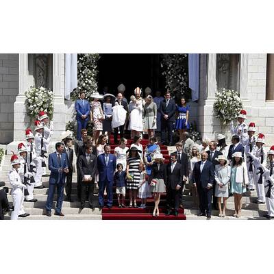 Zwillings-Taufe in Monaco