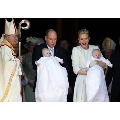 Zwillings-Taufe in Monaco