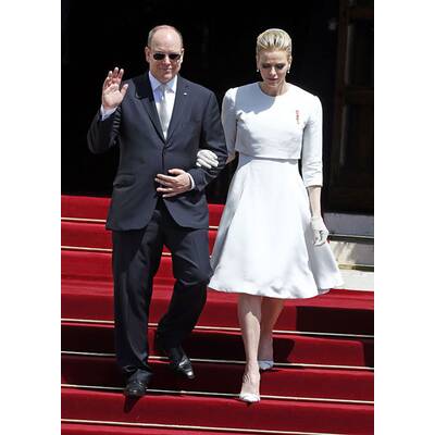 Zwillings-Taufe in Monaco