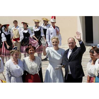 Zwillings-Taufe in Monaco