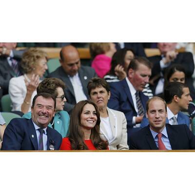 Herzogin Kate & Prinz William: Spaß bei Tennisturnier