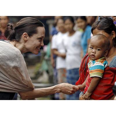 Angelina Jolie: Total mager in Myanmar