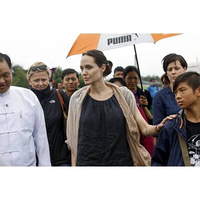 Angelina Jolie: Total mager in Myanmar