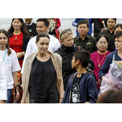 Angelina Jolie: Total mager in Myanmar