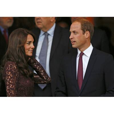 Herzogin Kate strahlt an Williams Seite