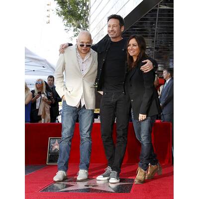 David Duchovny bekommt Stern am Walk of Fame