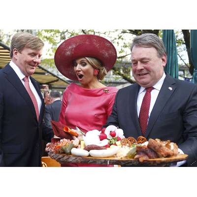 Máxima & Willem-Alexander besuchen Bayern