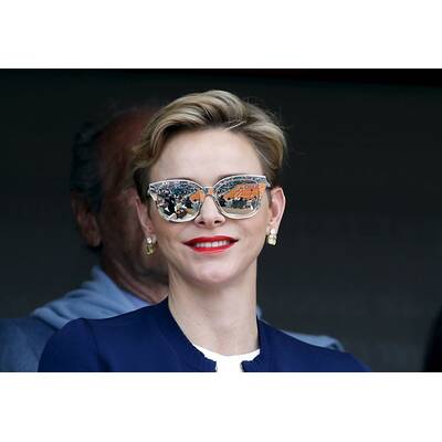 Fürstin Charlène & Albert turteln bei Tennisturnier