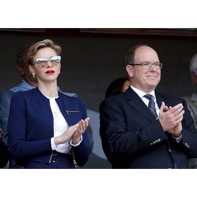 Fürstin Charlène & Albert turteln bei Tennisturnier