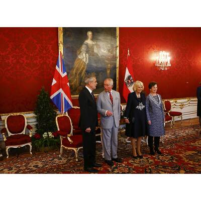Prinz Charles & Camilla in der Hofburg