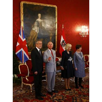 Prinz Charles & Camilla in der Hofburg
