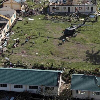 Die amerikanische Hilfsaktion läuft an