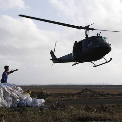 Die amerikanische Hilfsaktion läuft an