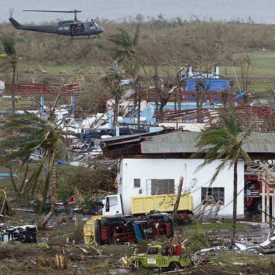 Die amerikanische Hilfsaktion läuft an