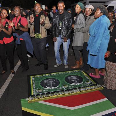 Trauer in Südafrika